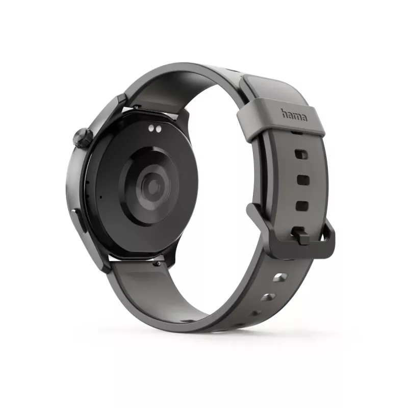 Hama 9000 3,63 cm (1,43 colio) AMOLED 52 mm skaitmeninis jutiklinis laikrodis, antracito spalvos, su GPS
