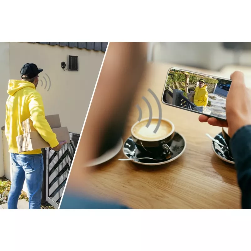 IP stebėjimo kamera Hama 00176648, lauko, belaidė, juoda, 1080p