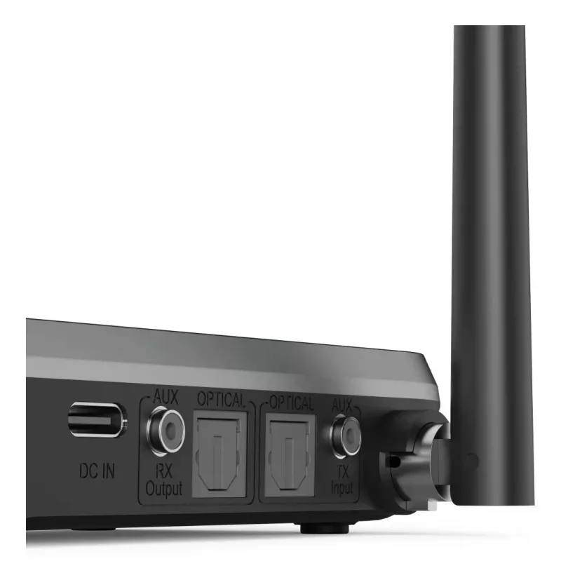 Belaidis garso siųstuvas/imtuvas HAMA Link.it duo 3,5 mm, Bluetooth, 10 m atstumas, USB maitinimas, juodas