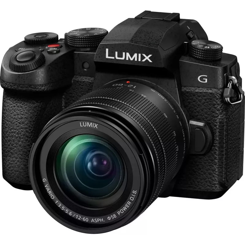 Panasonic Lumix DC-G97 beveidrodis fotoaparatas su Vario 12-60 mm F3.5-5.6 Power OIS objektyvu (DC-G97ME)