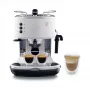 Espresso aparatas De’Longhi ECO 311.W — rankinis, 15 bar, 1,4 L vandens bakas, 2 puodeliams, palaikymas šiltai, stalviršinis