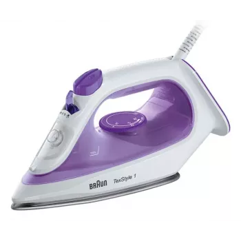 Braun TexStyle 1 SI 1080 lygintuvas su SuperCeramic padu, 2000 W, juodai violetinis