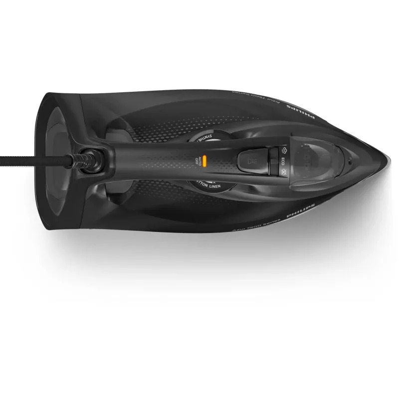 Philips DST7511/80 lygintuvas sausam ir gariniam lyginimui, SteamGlide Elite padas, 3200 W, juodas