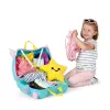 Trunki Una the Unicorn lagaminas vaikams 4 ratai 18L rožinė turkio geltona