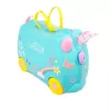 Trunki Una the Unicorn lagaminas vaikams 4 ratai 18L rožinė turkio geltona