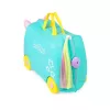 Trunki Una the Unicorn lagaminas vaikams 4 ratai 18L rožinė turkio geltona