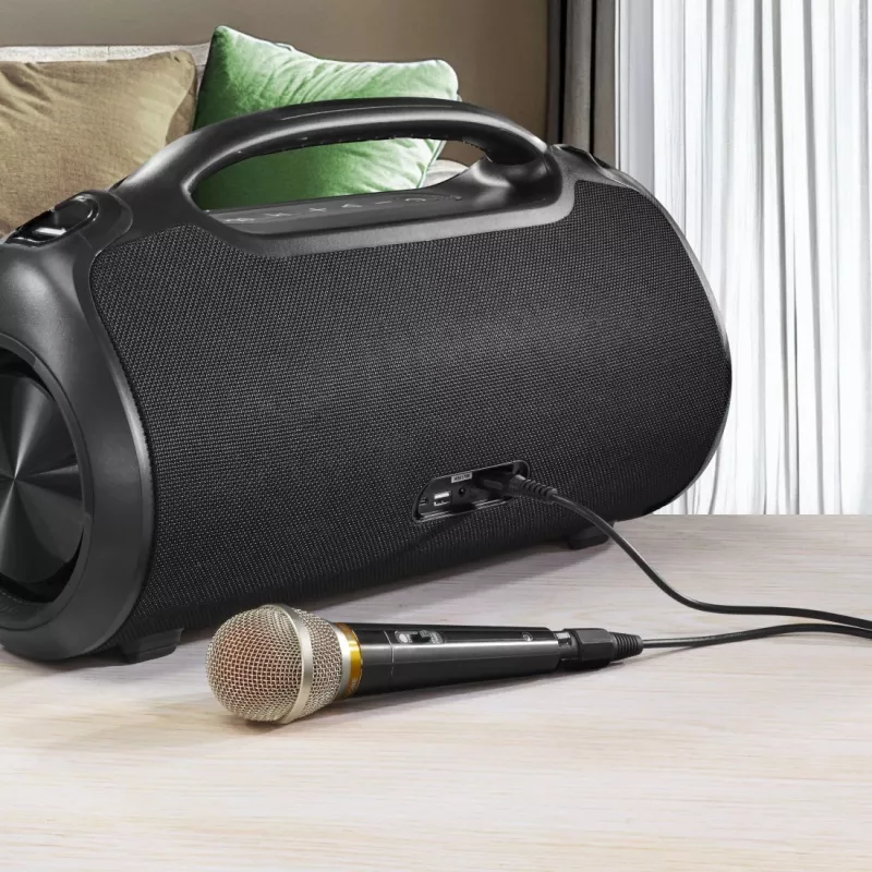 Vakarėlių garsiakalbis HAMA UltiMate Pro 120 W, belaidis Bluetooth, atsparus vandeniui, įmontuota baterija, USB-C įkrovimas