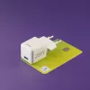 Hama 00201981 belaidžio ryšio įkroviklis ausinėms, maitinimo bankui, išmaniajam telefonui, planšetei, baltas, AC greitasis įkrovimas, vidaus naudojimui
