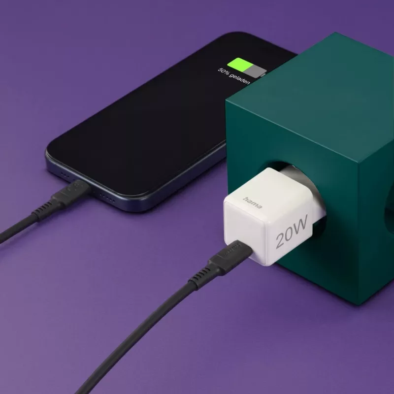 Kroviklis Hama 00201980 Greitasis Įkrovimas Baltas USB Type-C