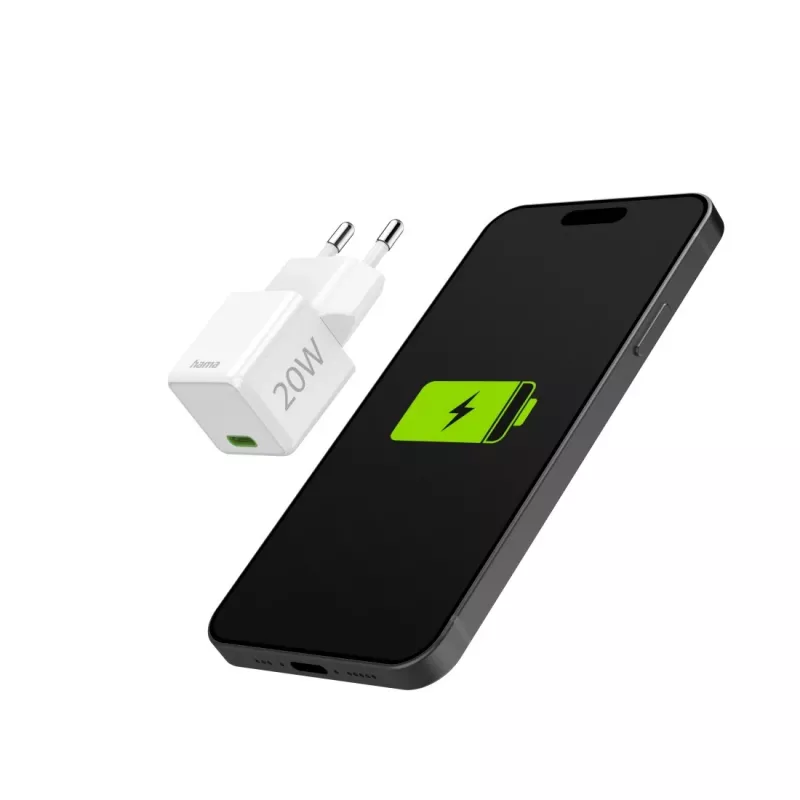 Kroviklis Hama 00201980 Greitasis Įkrovimas Baltas USB Type-C