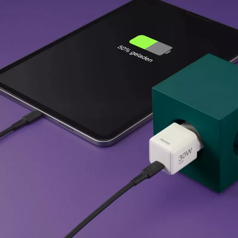 Hama 00201982 greitasis sieninis USB-C 30 W įkroviklis išmaniesiems telefonams ir planšetėms