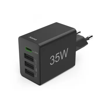 Hama 00201990 greitasis sieninis įkroviklis USB-C 35 W juodas