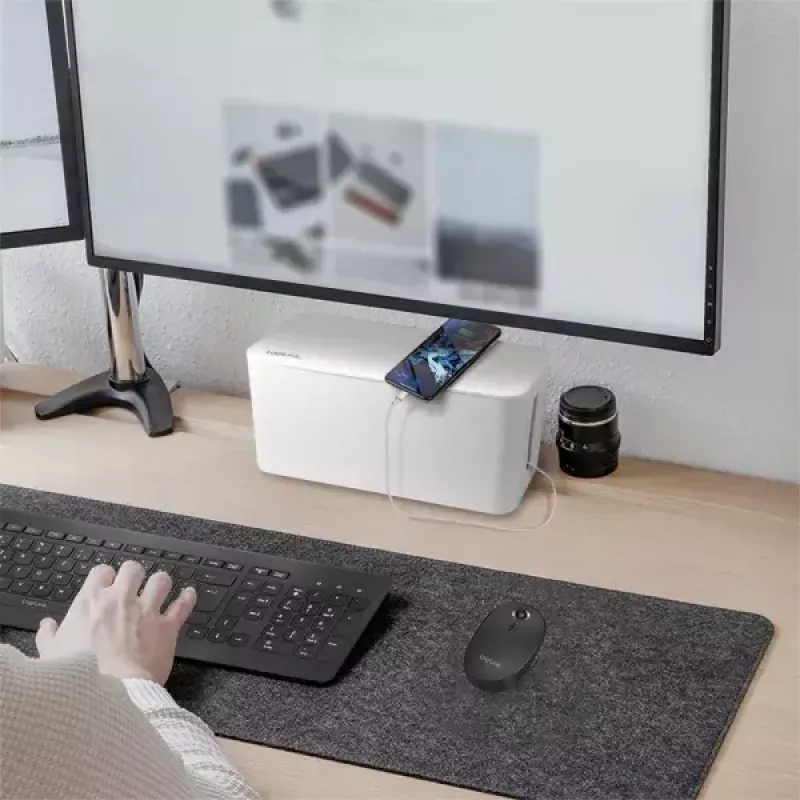 Dėžutė laidams LogiLink KAB0078 universali balta 3 vnt.