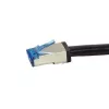 Tinklo laidas LogiLink CQ7033S Cat6a 1 m juodas