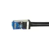 Tinklo laidas LogiLink CQ7033S Cat6a 1 m juodas