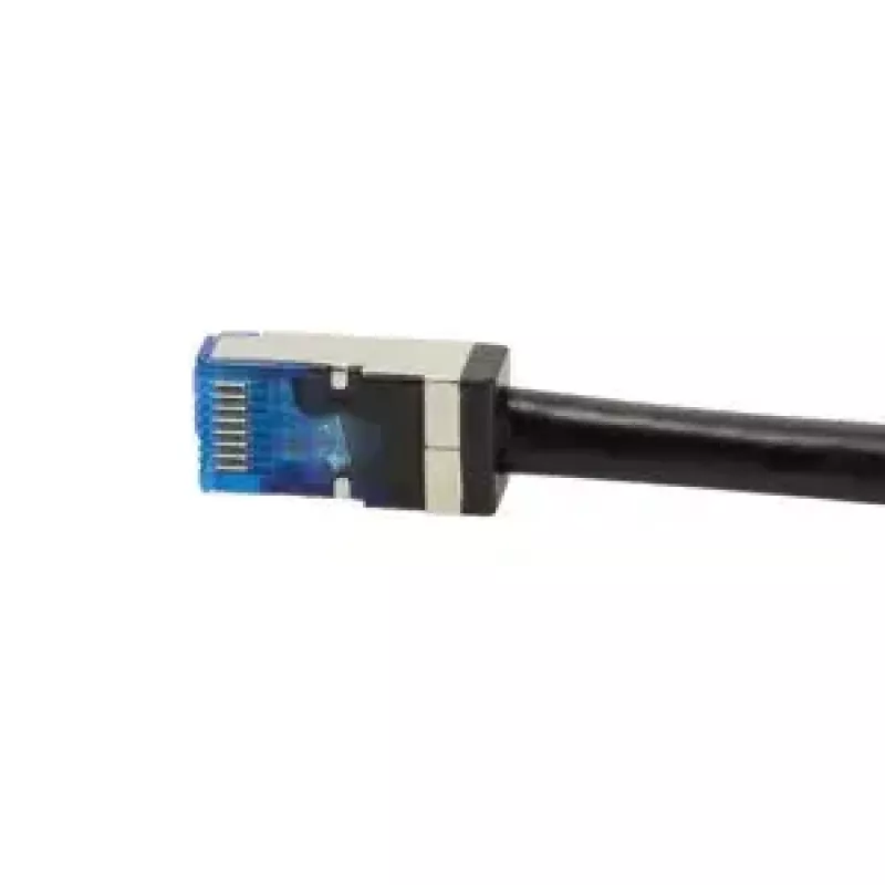 Tinklo laidas LogiLink CQ7033S Cat6a 1 m juodas