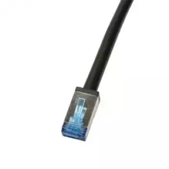 Tinklo kabelis LogiLink CQ7113S RJ-45 Cat6a 20 m Juodas