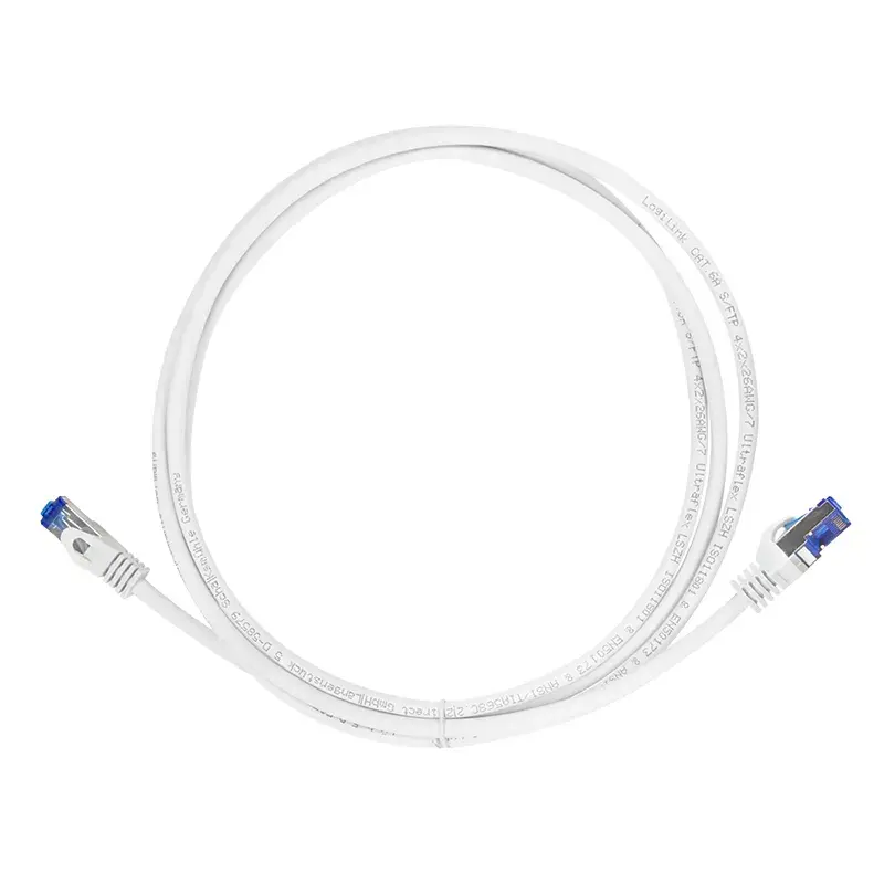 Tinklo laidas LogiLink C6A061S RJ-45 Cat6a 3 m Baltas