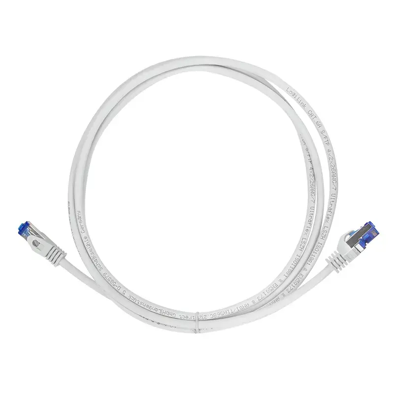 Tinklo kabelis LogiLink C6A112S RJ-45 Cat6a 20 m Pilka