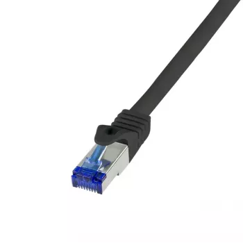 Tinklo kabelis LogiLink C6A033S RJ-45 Cat6a 1 m Juodas