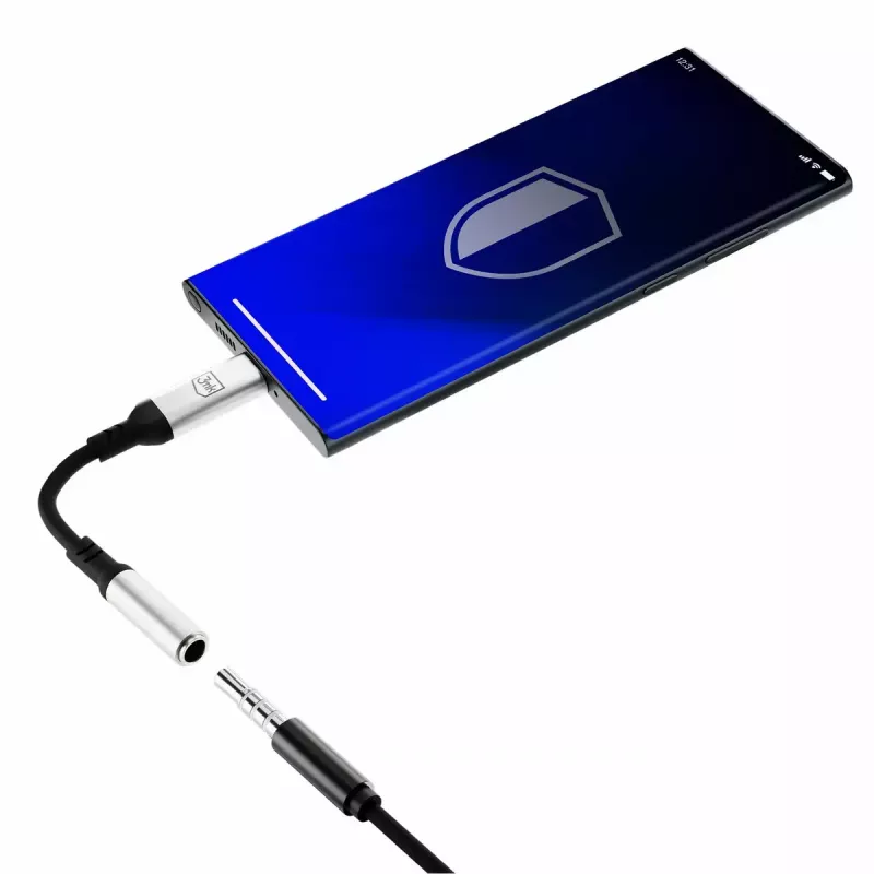 USB-C į 3.5 mm lizdą adapterio laidas 3MK 1 vnt.