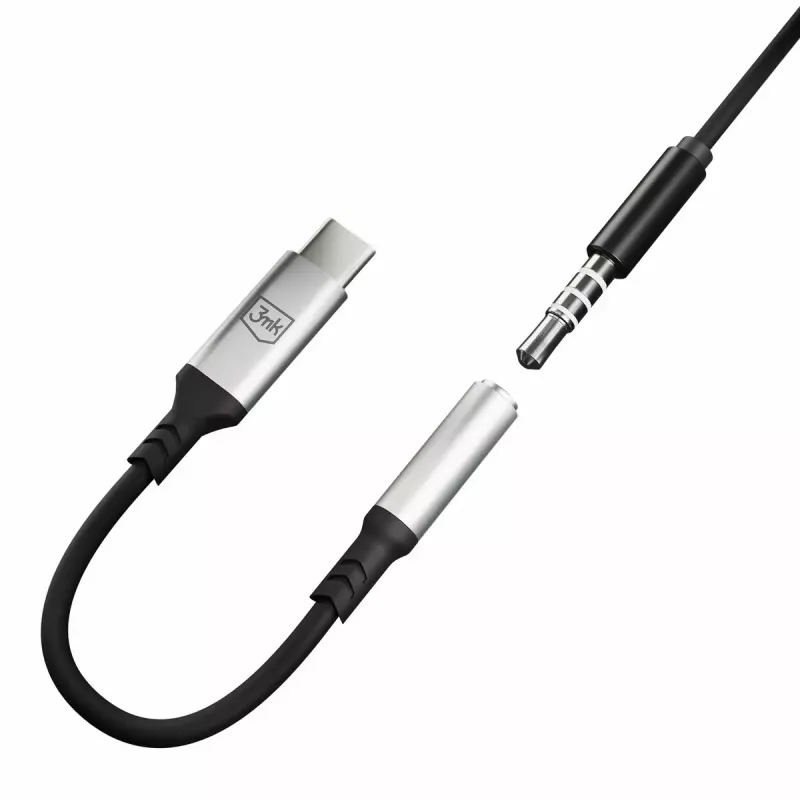 USB-C į 3.5 mm lizdą adapterio laidas 3MK 1 vnt.