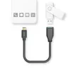 Hama 00201605 USB laidas USB 3.2 Gen 1 (3.1 Gen 1) 0,15 m USB C USB A juodas