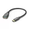 Hama 00201605 USB laidas USB 3.2 Gen 1 (3.1 Gen 1) 0,15 m USB C USB A juodas