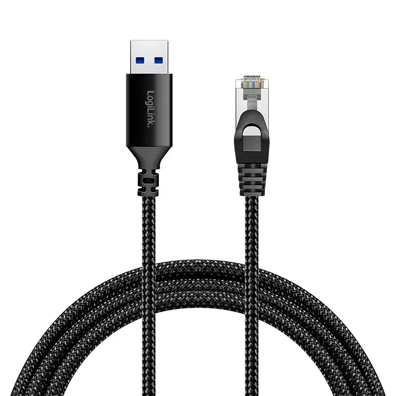 Laidas LogiLink CU0404 RJ-45 Cat6 5 m Juodas