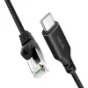 Tinklo kabelis LogiLink CU0412 RJ-45 Cat6 2 m Juodas