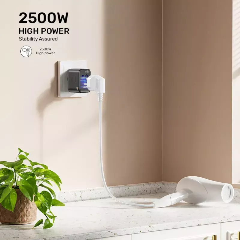 Universalus kelioninis adapteris UNITEK P1122ABK01 Juodas, C tipas, G, I