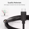 USB C į USB C laidas Unitek Y-C477BK01-2M, USB 3.2 Gen 1, 2 m, 5 Gbit/s, PD 60 W, juodas