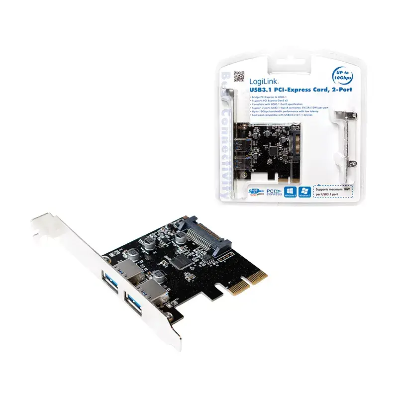 LogiLink PC0080 PCI Express USB 3.1 valdiklio plokštė