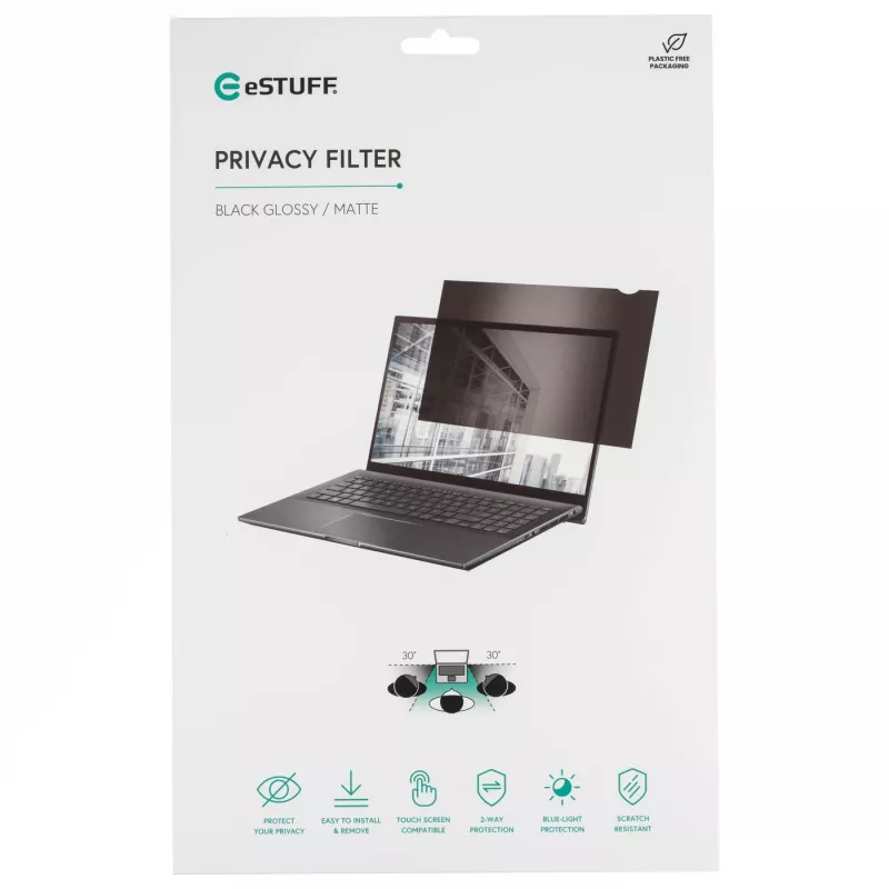 Privatumo filtras be rėmelio eSTUFF GLBB14301188 35,6 cm 14 colių