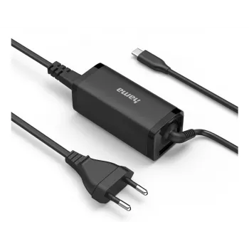 Hama 00200023 maitinimo adapteris 65W juodas nešiojamam kompiuteriui