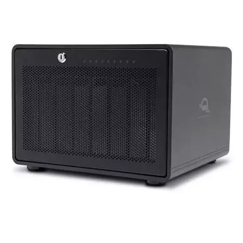 OWC ThunderBay 8 stalinis diskų masyvas juodas 8 diskai HDD SSD
