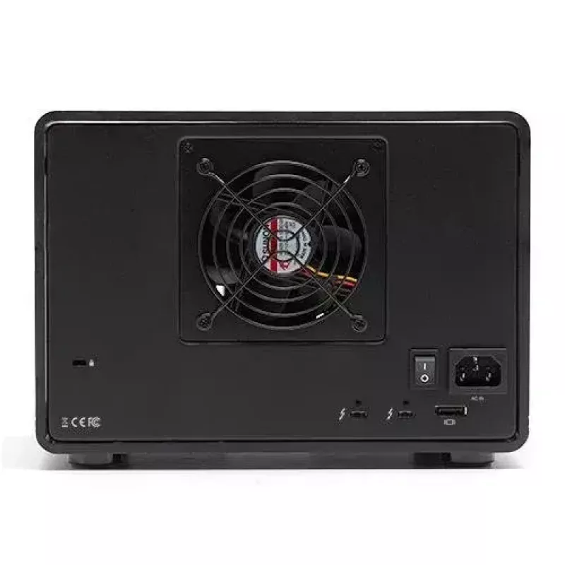OWC ThunderBay 8 stalinis diskų masyvas juodas 8 diskai HDD SSD