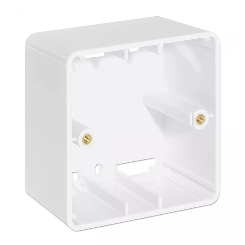 Intellinet paviršinio montavimo rozetė 771894 80x80x45mm Signal White RAL9003