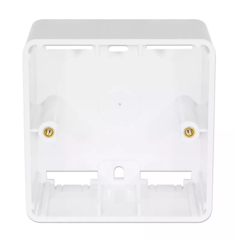 Intellinet paviršinio montavimo rozetė 771894 80x80x45mm Signal White RAL9003