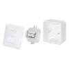 Intellinet paviršinio montavimo rozetė 771894 80x80x45mm Signal White RAL9003