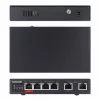 Intellinet 6-Port Fast Ethernet Switch su 4 PoE prievadais 65W galios biudžetas