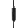 Ausinės Hama Sea laidinės į ausį, juodos/pilkos, USB Type-C