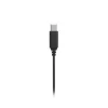Ausinės Hama Sea laidinės į ausį, juodos/pilkos, USB Type-C