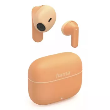 Hama Freedom Light II belaidės ausinės True Wireless Stereo (TWS) Į ausį Skambučiai/Muzika Oranžinė