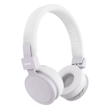 Hama Freedom Lit III ausinės belaidės ant ausų Bluetooth USB Type-C alyvinė, balta