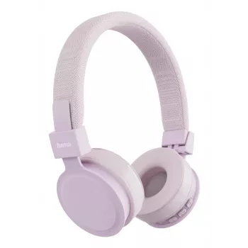 Hama Freedom Lit III belaidės ausinės, ant ausų, USB Type-C, Bluetooth, rožinės
