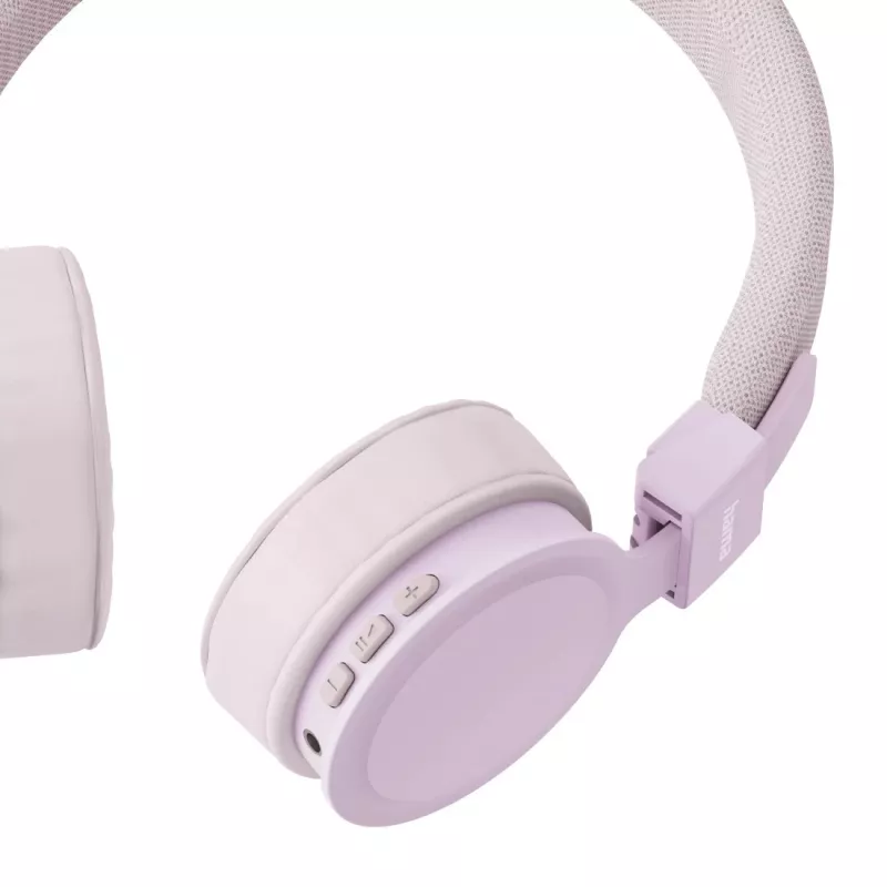 Hama Freedom Lit III belaidės ausinės, ant ausų, USB Type-C, Bluetooth, rožinės