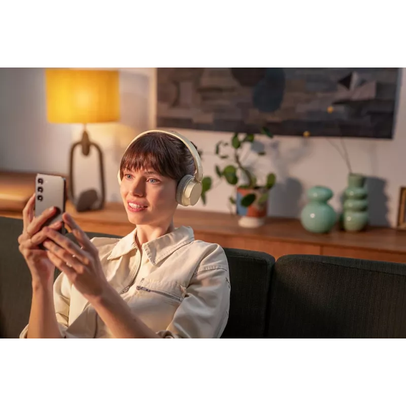 Philips TAH3209BG/00 belaidės ausinės ant galvos, skambučiai/muzika, Bluetooth, smėlio spalvos
