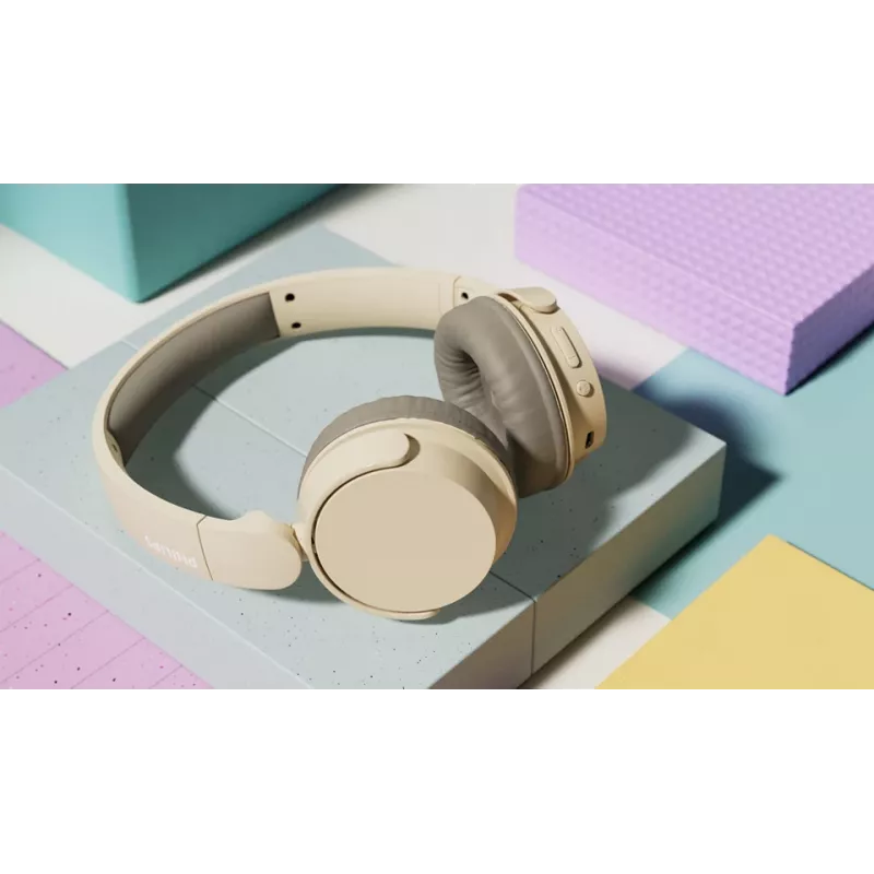 Philips TAH3209BG/00 belaidės ausinės ant galvos, skambučiai/muzika, Bluetooth, smėlio spalvos