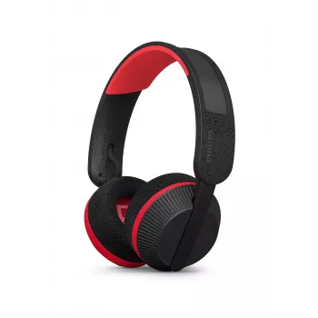Philips 6000 serijos TAA6219BK/00 ausinės Belaidės Antgalvinės Muzika Bluetooth Juoda, Raudona